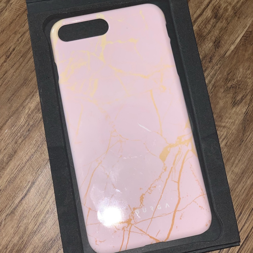 Rose Gold Marble IPhone 7 Plus Phone Case